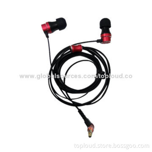 Balanced Armature Earphones for iPod with Assorted Colors, Bass Sound, Metal Ear ShellNew